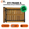DIY FRAME A – nastavitelný rám pro křídlovou bránu, kterou si sestavíte sami